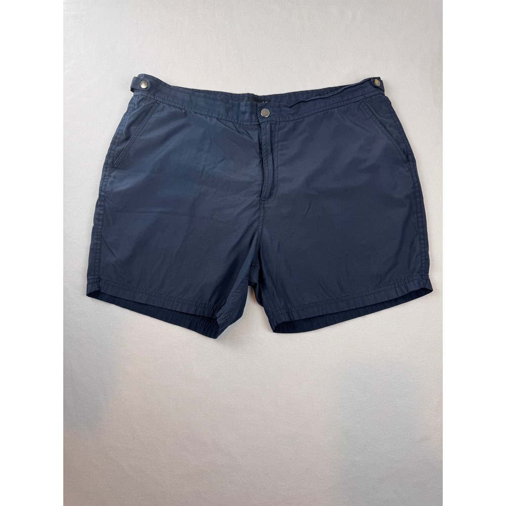 ASOS Swim Shorts 38 Navy Mesh Lined Quick Dry Beach Vacation Classic Trunks